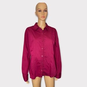 Ashley Stewart Button Down Shirt. Size:12